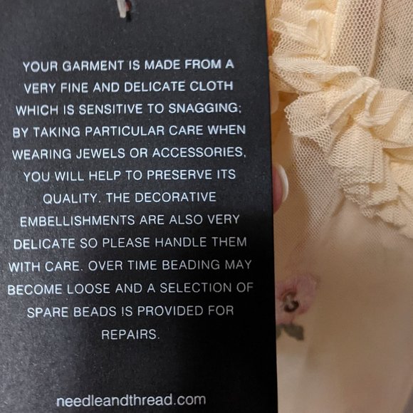 Needle & Thread | Wallflower Dress in Papaya Blush - Picture 10 of 12